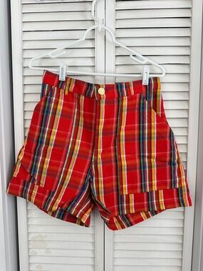 Big Bud Press Red Multicolor Plaid Work Pants